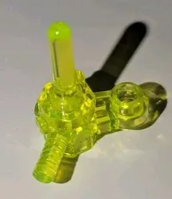 Lego TRANS NEON GREEN Minifigure Utensil Space Scanner Tool Minifig Part # 30035