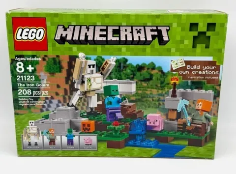 Lego 21123 LEGO Minecraft The Iron Golem New Sealed Retired