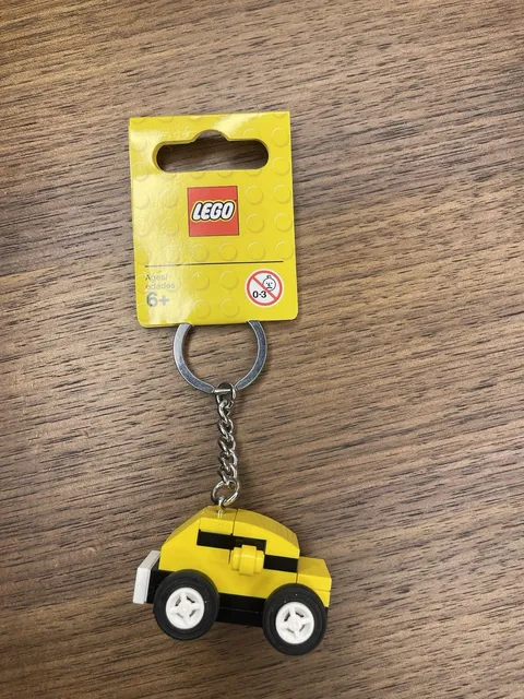 LEGO Key Chain Charm Yellow Car 853573