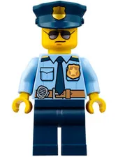 LEGO: Police City Officer Dark Blue Tie (cty0778)