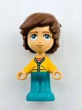 LEGO FRIENDS Minifigure BEN Brown Hair Brother Nephew Student Child Son