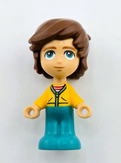 LEGO FRIENDS Minifigure BEN Brown Hair Brother Nephew Student Child Son