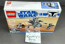 * EMPTY BOX * Lego Star Wars 8014 Clone Walker Battle Pack * EMPTY BOX ONLY * b