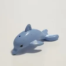 Lego Light Blue Dolphin Sea Ocean Water Animal Zoo Friends Pet Fish Creature