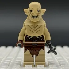 LEGO Azog Minifigure LOR087 the Lord of the Rings 79014 Hobbit Closed Mouth