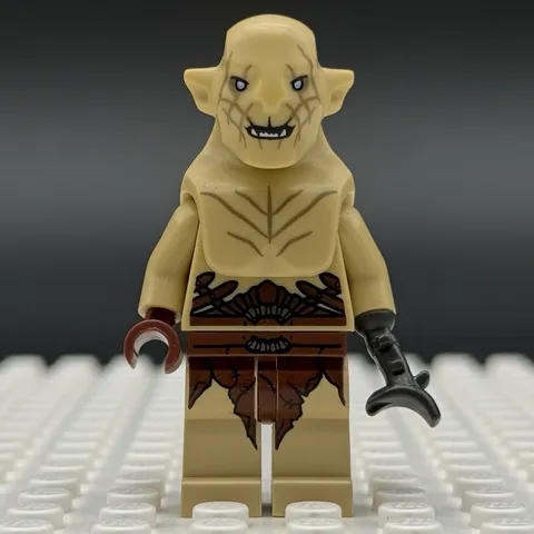 LEGO Azog Minifigure LOR087 the Lord of the Rings 79014 Hobbit Closed Mouth