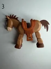 Lego Bullseye 7597 7594 Toy Story Medium Dark Flesh Horse Figure Minifigure