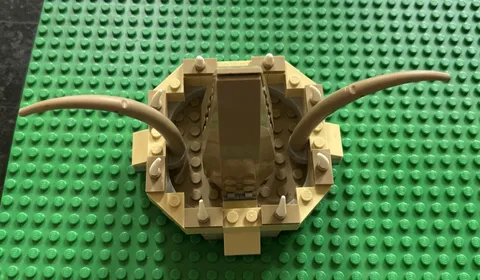 LEGO 9496 Star Wars Desert Skiff Sarlacc Pit Only Tan small Sarlac As Shown