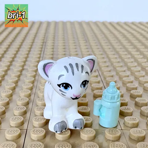 LEGO, Friends: White Tiger Cub, BABY BOTTLE, 14734pb04, 41423, 2020, CAT