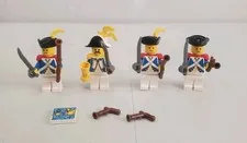 LEGO Imperial Pirates Minifigures Lot Caribbean Clipper Set 6274 Vintage 1989