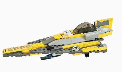 LEGO Star Wars  Anakin's Jedi Starfighter w/Droid (7669)-Incomplete
