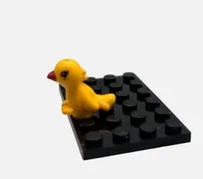 LEGO 98388pb01 Bright Light Orange Bird, Friends / Elves W/ Red Beak (Goldie)