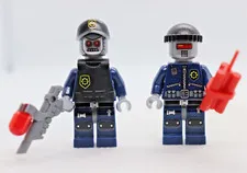 2) Robo Swat Lot 70819 70808 Police Team Movie LEGO® Minifigure Mini Figure