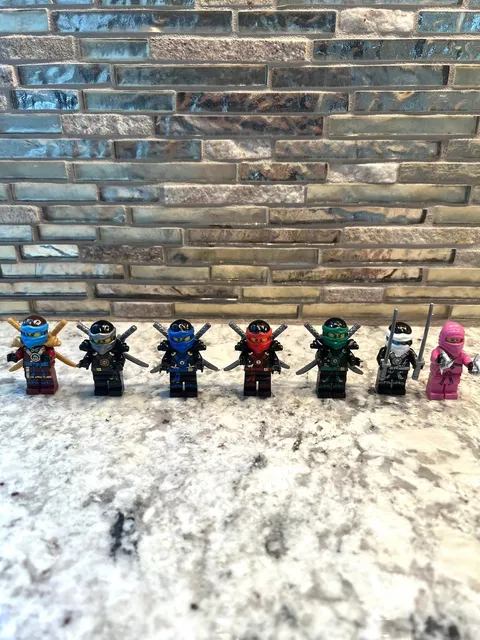 Ninjago Possession Minifigures Deepstone Jay Nya  Pink Zane Custom Lot of 7!🔥