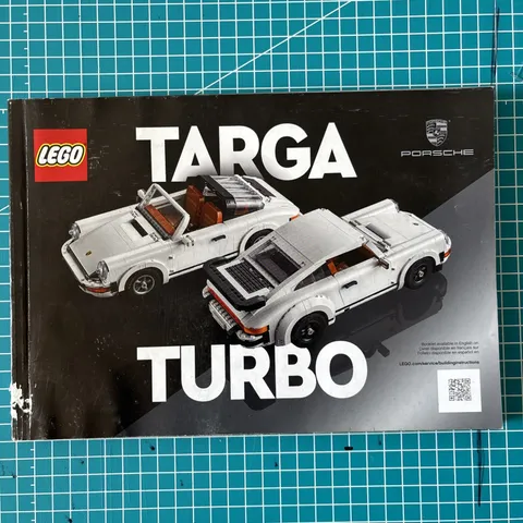 LEGO Porsche 911 Targa Turbo Instruction Manual #10295 Booklet Only