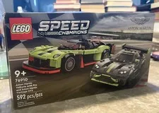 LEGO SPEED CHAMPIONS: 76910 Valkyrie AMR Pro and Aston Martin Vantage New