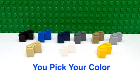 LEGO 2x2 Cut Corner Brick Macaroni Castle  "You Pick Your Color and Qty" NEW