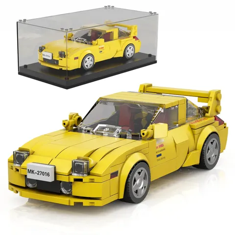Technik 27016 Speed Champion RX7 Race Car Building Blocks Kit Initial D Sportw...