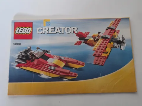 Lego Creator Set 5866 Rotor Rescue Alternate Models Instruction Manual Booklet
