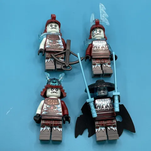 Lego Ninjago Blizzard Warrior Pack of 4 Minifigures 70678 70676