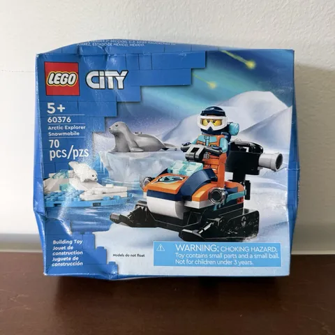 Lego City 60376 Arctic Explorer Snowmobile Set Seals - NIB, Sealed