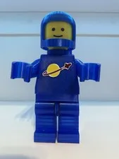 LEGO Classic Spaceman Big Fig Translucent Blue (read Desc)