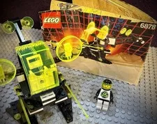 Vintage LEGO Space Blacktron 6878 Sub Orbital Guardian 100% Complete W Instructi