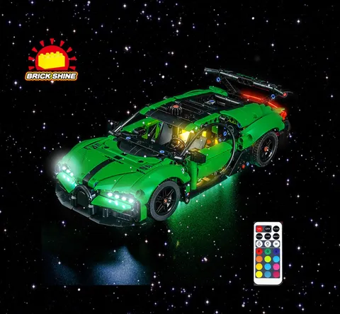 Brick Shine -GC Light kit for Lego Green Bugatti Chiron Pur Sport Hypercar 42241