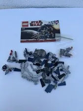 LEGO Star Wars 8086 Droid Tri-Fighter Parts Lot Manual 3 Droids AS-IS