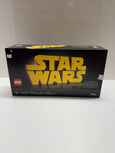 LEGO Star Wars Brick-Built Star Wars Logo 75407 700pcs Ages 18+ NEW SEALED