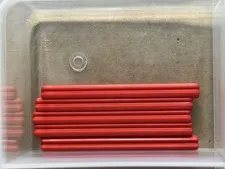 LEGO Parts - Red Technic, Axle 6L - No 3706 - QTY 5
