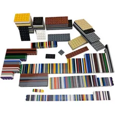 300+ Lego Flat Lot Board Building Blocks Base Thin Duplo Multi-Color Lot Legos