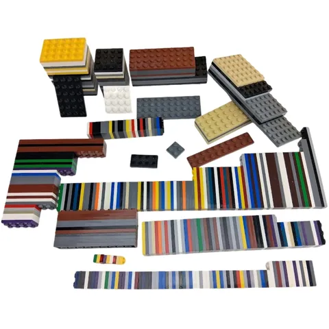 300+ Lego Flat Lot Board Building Blocks Base Thin Duplo Multi-Color Lot Legos