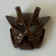 LEGO Bionicle Kanohi Mask Brown Plastic BIONICLE Mask Piece, 1 Pc