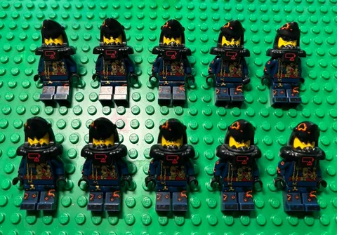 Lego Shark Army Great White Minifigure Ninjago Movie Series 71019 CMF Lot x10