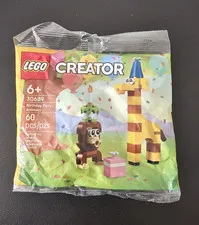 LEGO Creator Birthday Party Animals 30689 Polybag 60pc Monkey Giraffe