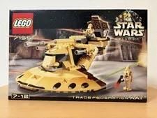 LEGO 7155 Star Wars Trade Federation AAT Vehicle Plastic Set 1 Set