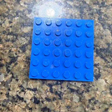 LEGO Blue Plate 6x6 Square Base Building Part 3958 Replacement Piece