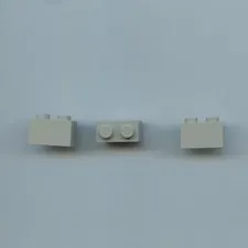 LEGO x 3 Classic Light Gray Brick 1 x 2 3004