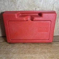 Vintage Lego 11x7.5x3.5" Storage Box Carry Case Red Plastic ‘82 USA