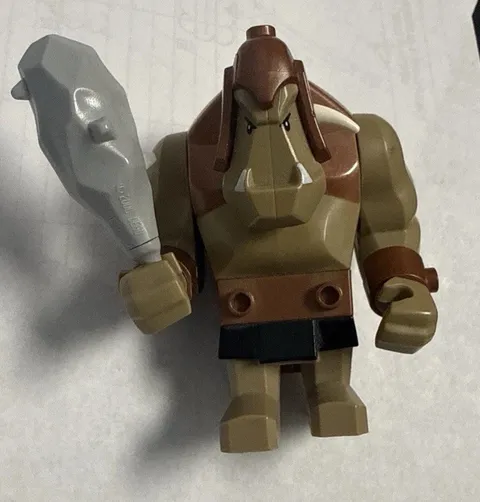 Lego Castle Fantasy Era Troll Minifigure Club Dark Tan Copper Armor Set 7036 