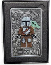 LEGO Star Wars (5010325) The Mandalorian and Grogu Metal Card - Exclusive!