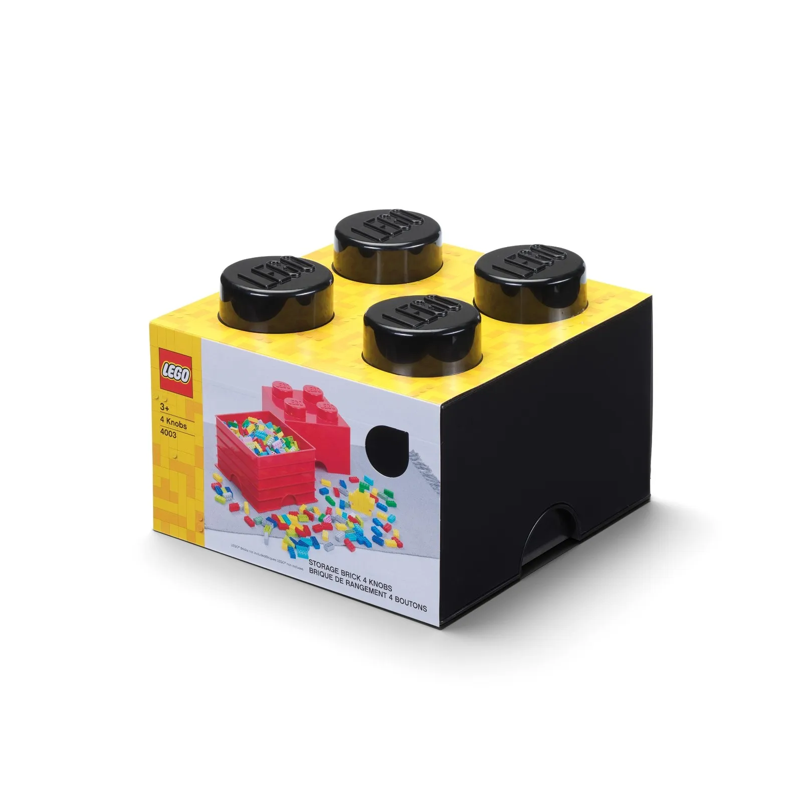 LEGO Storage Products: 40030633 4-Stud Brick Black NEW