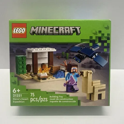 LEGO Minecraft Steve's Desert Expedition (21251) Complete Set (Retired)