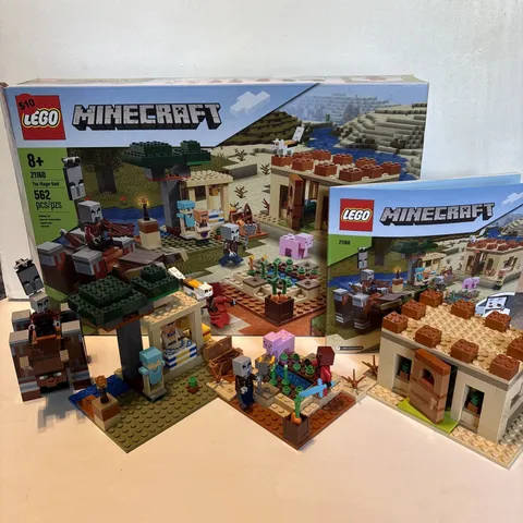 LEGO Minecraft The Illager Raid 21160 Complete Set 562pcs instructions included