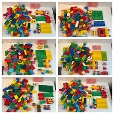 You Pick: LEGO Duplo 110 PC Lots : Mini Fig Window Car Base Plate Bricks Etc