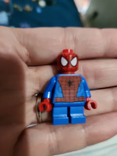 LEGO Minifigure Spider-Man Black Web Pattern sh038 Super Heroes!