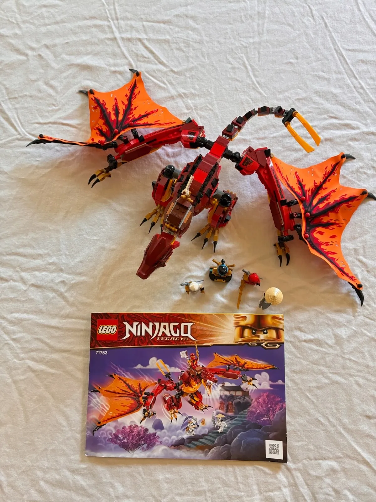 *retired* LEGO NINJAGO: Fire Dragon Attack (71753), 100% complete with manual