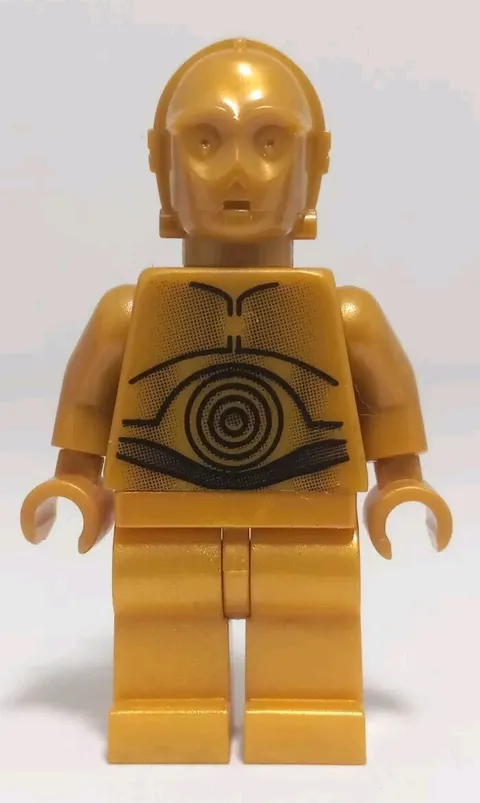 Lego Star Wars C-3PO Pearl Gold Minifigure sw0161a