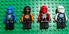LEGO NINJAGO Airjitzu Minifigure lot. Kai Jay Zane Cole